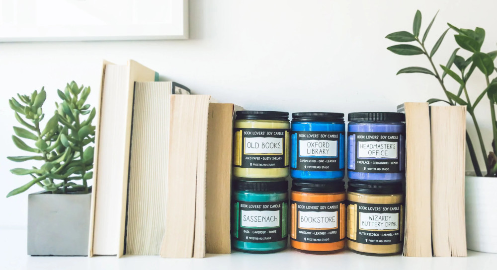 Book Lovers' Soy Candles