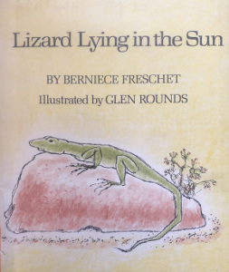 Lizard Lying in the Sun