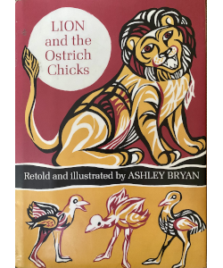 Lion and the Ostrich Chicks