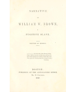 Narrative of William W. Brown, A Fugitive Slave