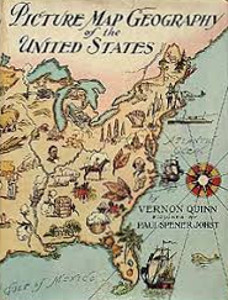 Picture Map Geography of the United States