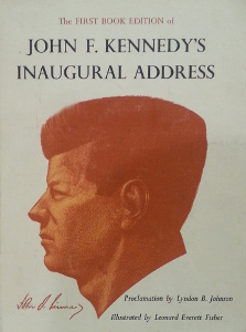The First Book Edition of JFK's Inaugural Address